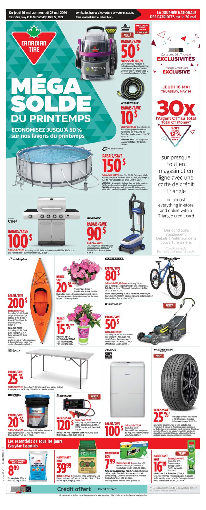 Canadian Tire catalogue in Sainte-Catherine | Canadian Tire weekly flyer | 2024-05-16 - 2024-05-22