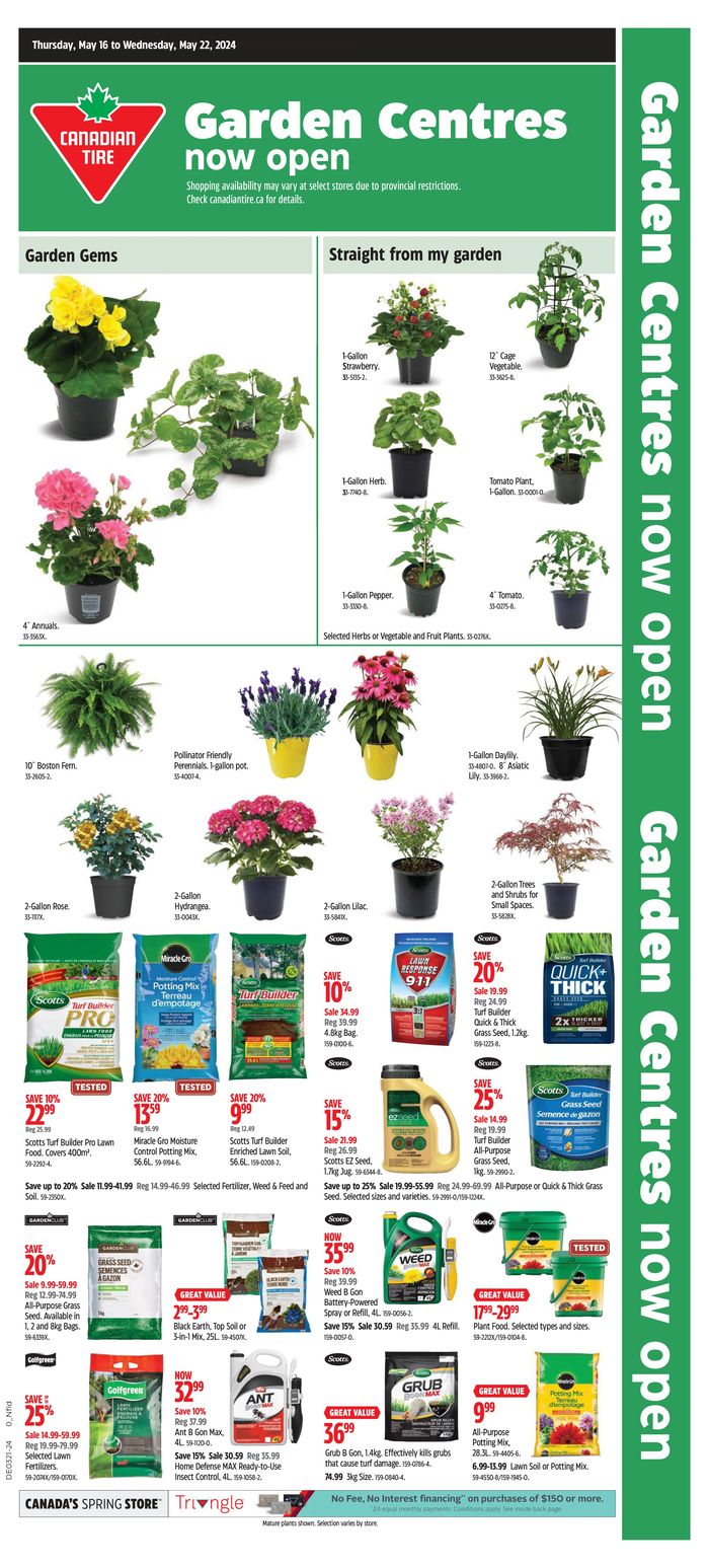 Canadian Tire catalogue in Bryant's Cove | Canadian Tire weekly flyer | 2024-05-16 - 2024-05-22