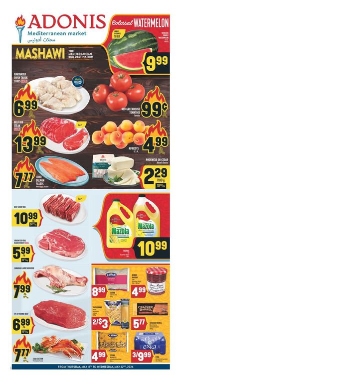 Marché Adonis catalogue in Montreal | Marché Adonis Mashawi | 2024-05-16 - 2024-05-22