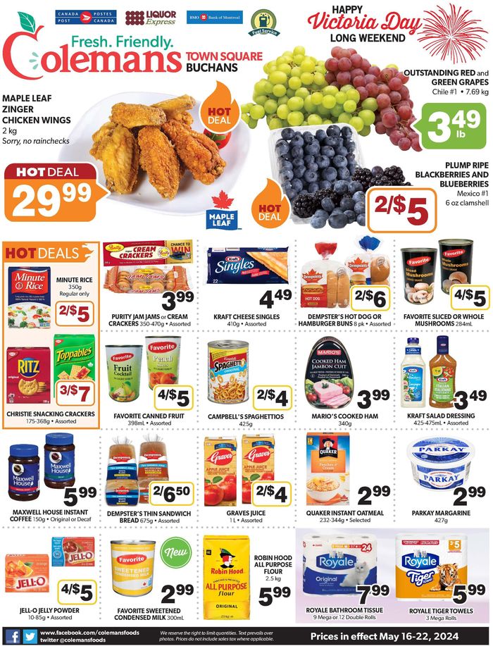Coleman's catalogue in Springdale | Victoria Day Sale | 2024-05-16 - 2024-05-22