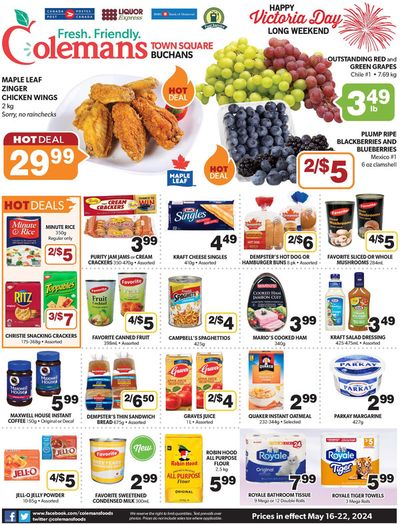 Grocery offers in Petty Harbour-Maddox Cove | Victoria Day Sale in Coleman's | 2024-05-16 - 2024-05-22