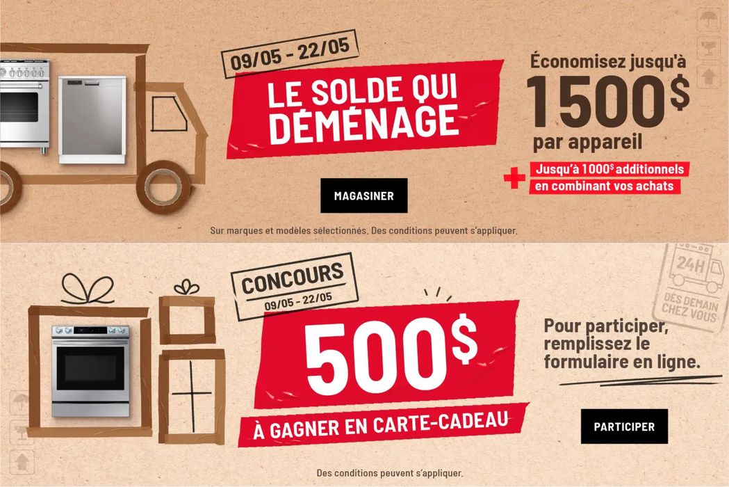 Corbeil catalogue in Saint-Jean-sur-Richelieu | LE SOLDE QUI DEMENAGE | 2024-05-14 - 2024-05-28