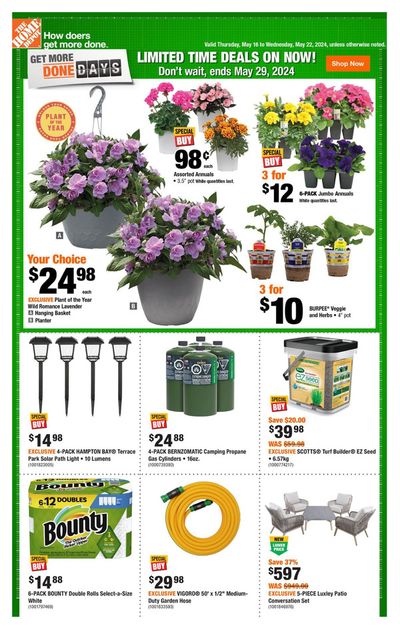 Home Depot catalogue in North Bay | Weekly Flyer_CP | 2024-05-16 - 2024-05-22