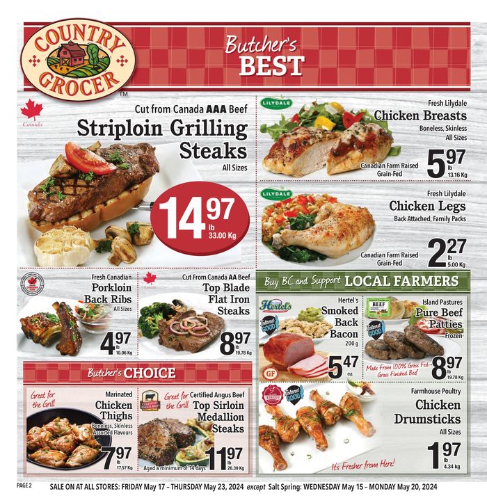Country Grocer catalogue in Victoria BC | Country Grocer Full Flyer | 2024-05-15 - 2024-05-29