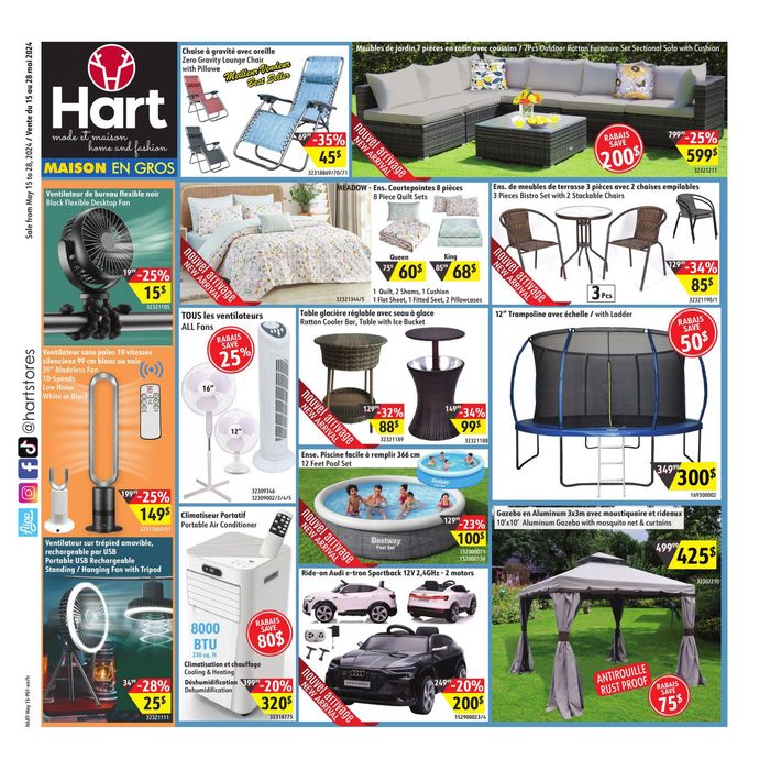 Hart catalogue in Trois-Rivières | Flyer | 2024-05-15 - 2024-05-28