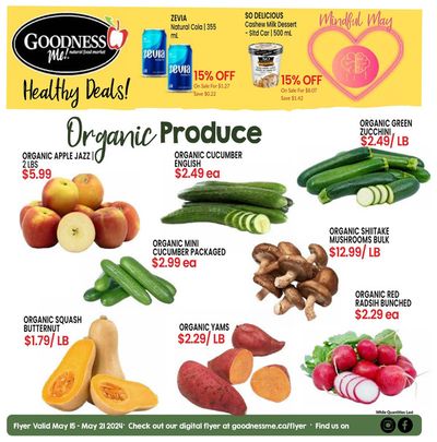 Grocery offers in Brantford | Mindful May in Goodness Me | 2024-05-15 - 2024-05-21