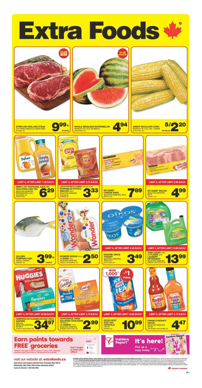 Extra Foods catalogue in Regina | Weekly Flyer | 2024-05-16 - 2024-05-22