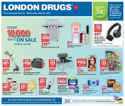 London Drugs catalogue in Calgary | Over 10,000 items ON SALE every week | 2024-05-16 - 2024-05-22