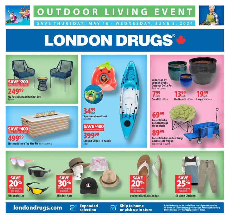 London Drugs catalogue in Vancouver | OUTDOOR LIVING EVENT | 2024-05-16 - 2024-06-05