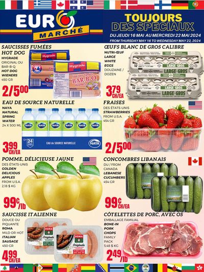 Grocery offers in Baie-D'Urfé | TOUJOURS DES SPECIAUX in Euromarché | 2024-05-16 - 2024-05-30