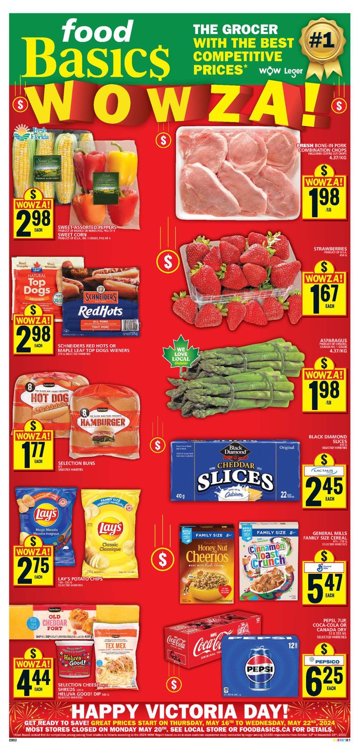 Food Basics catalogue in Scarborough | Food Basics weekly flyer | 2024-05-16 - 2024-05-22
