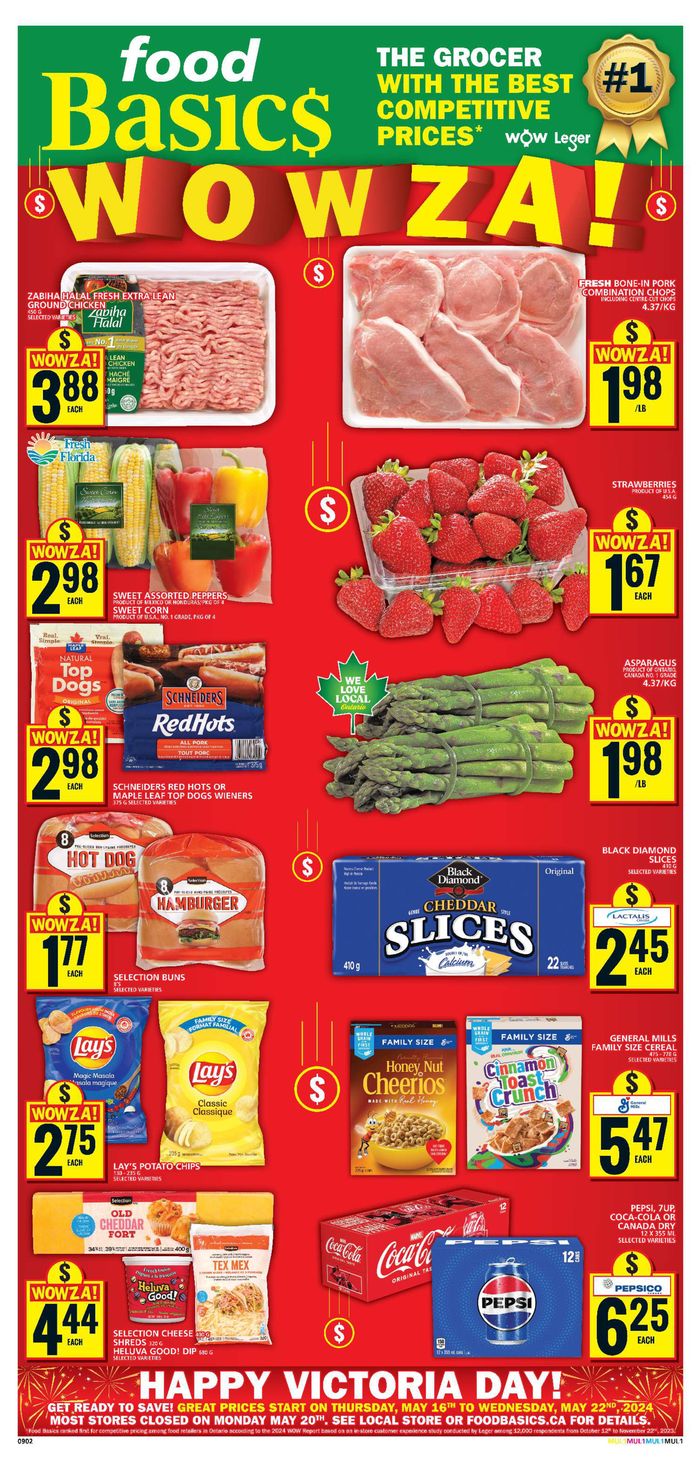 Food Basics catalogue in Mississauga | Food Basics weekly flyer | 2024-05-16 - 2024-05-22