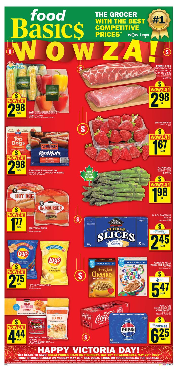 Food Basics catalogue in Sault Ste. Marie | Food Basics weekly flyer | 2024-05-16 - 2024-05-22