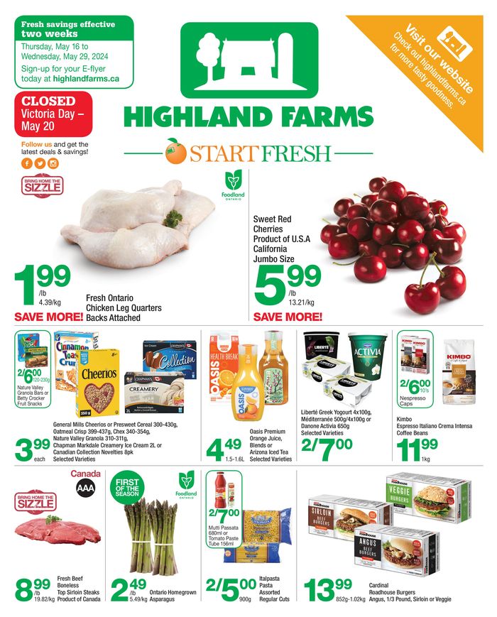 Highland Farms catalogue in Toronto | Highland Farms flyer | 2024-05-16 - 2024-05-29