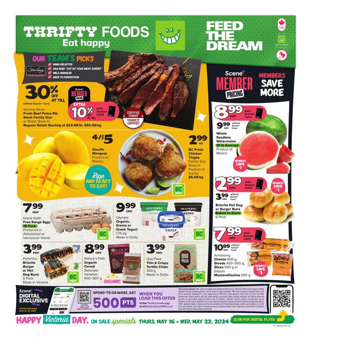 Thrifty Foods catalogue in Campbell River | Weekly Flyer | 2024-05-16 - 2024-05-22