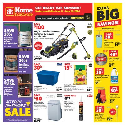 Home Hardware catalogue in Houston | Home Hardware weekly flyer | 2024-05-16 - 2024-05-16