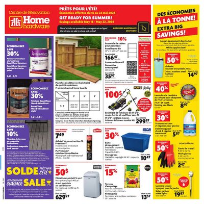 Home Hardware catalogue in amos (Quebec) | Home Hardware Extra Big Savings | 2024-05-16 - 2024-05-16