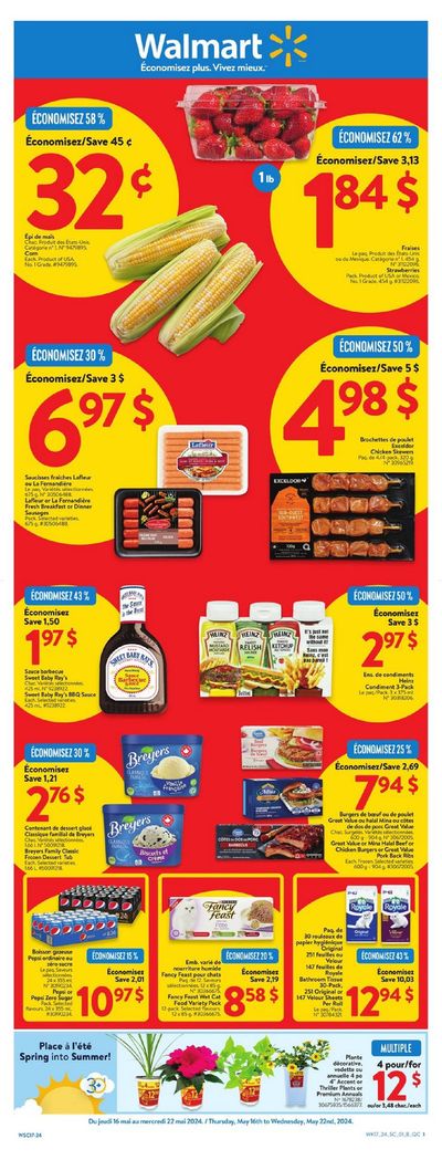 Grocery offers in Shawville QC | Economisez plus vivez mieux in Walmart | 2024-05-16 - 2024-05-23