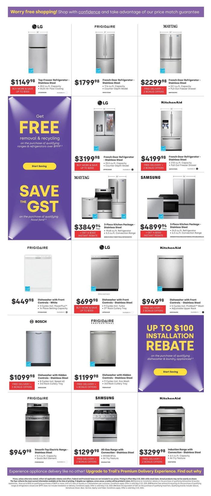 Trail Appliances catalogue in Victoria BC | Customer Appreciation Sale | 2024-05-16 - 2024-05-22