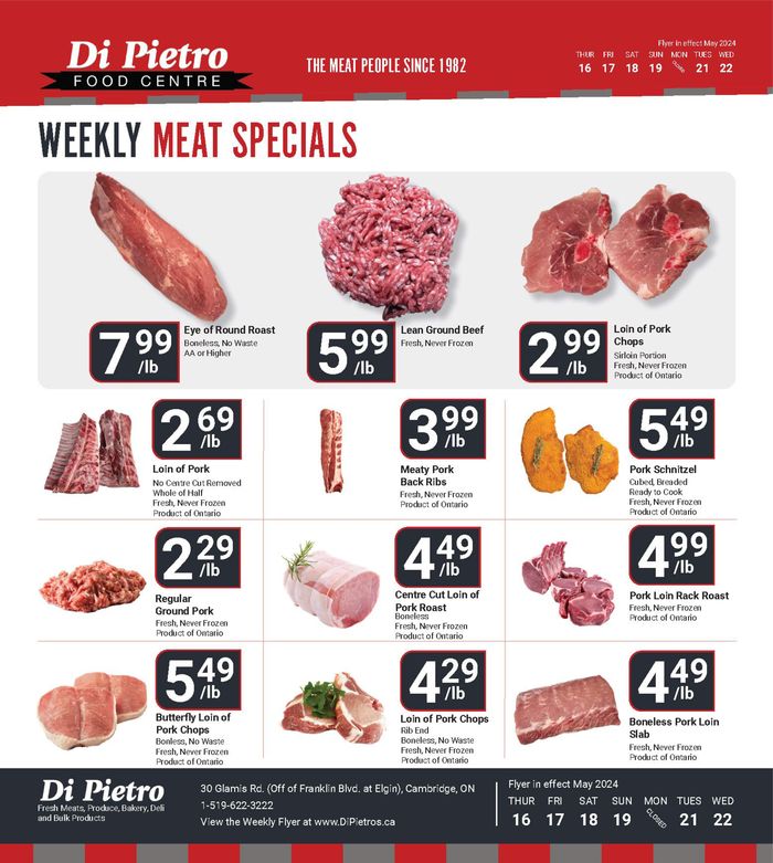 Di Pietro catalogue in Kitchener | Top Specials This Week | 2024-05-16 - 2024-05-22