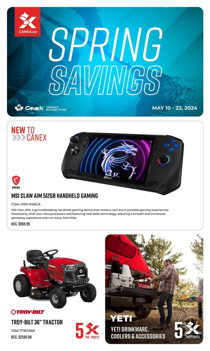 Canex catalogue in Cold Lake | Spring Savings | 2024-05-16 - 2024-05-23