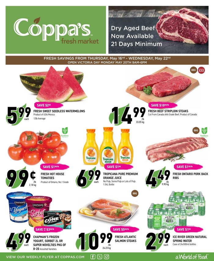 Coppa's catalogue in Richmond Hill | Weekly Specials | 2024-05-16 - 2024-05-22