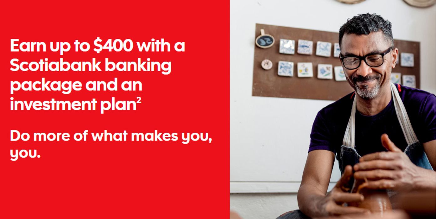 Bank of Nova Scotia catalogue in Kitchener | Earn up to $400 with a Scotiabank banking package | 2024-05-16 - 2024-05-30