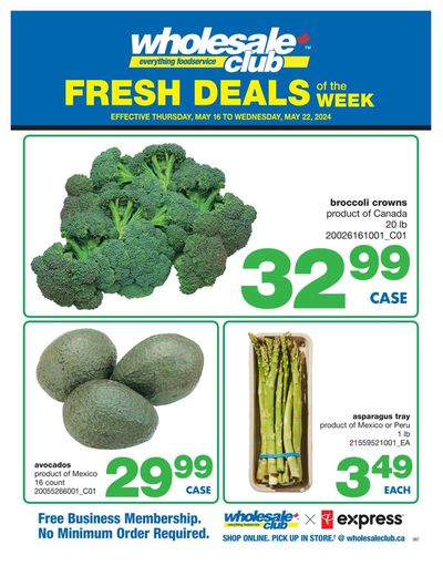 Grocery offers in Barrie | Fresh Deals in Wholesale Club | 2024-05-16 - 2024-05-22