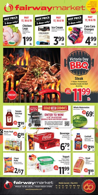 Grocery offers in Nanaimo | Victoria Day BBQ in Fairway Market | 2024-05-17 - 2024-05-31