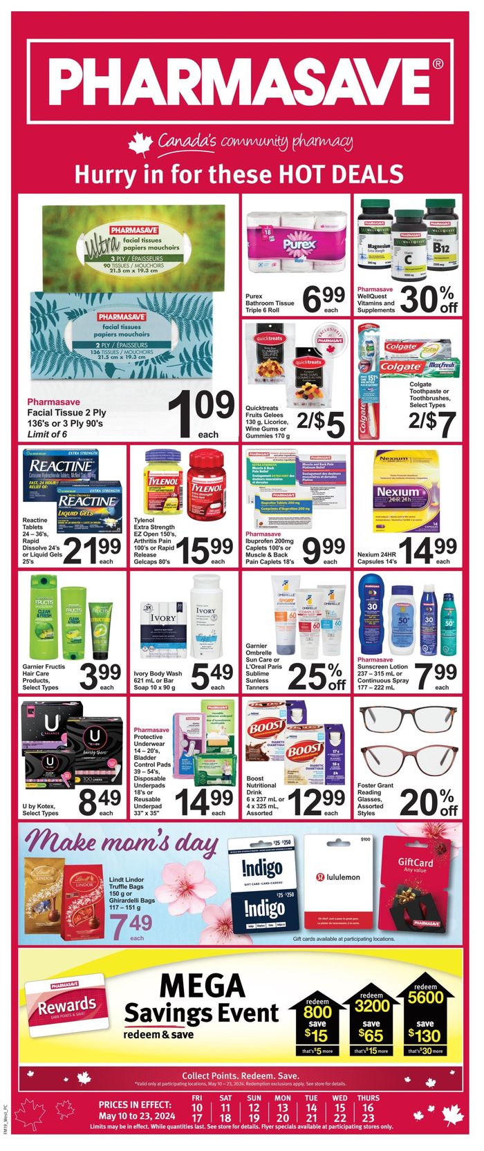 Pharmasave catalogue in New Tecumseth | Pharmasave weekly flyer | 2024-05-10 - 2024-05-23