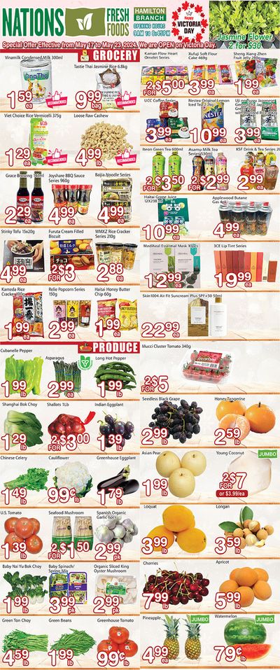 Nations Fresh Foods catalogue in Hamilton | Weekly special Nations Fresh Foods | 2024-05-17 - 2024-05-31