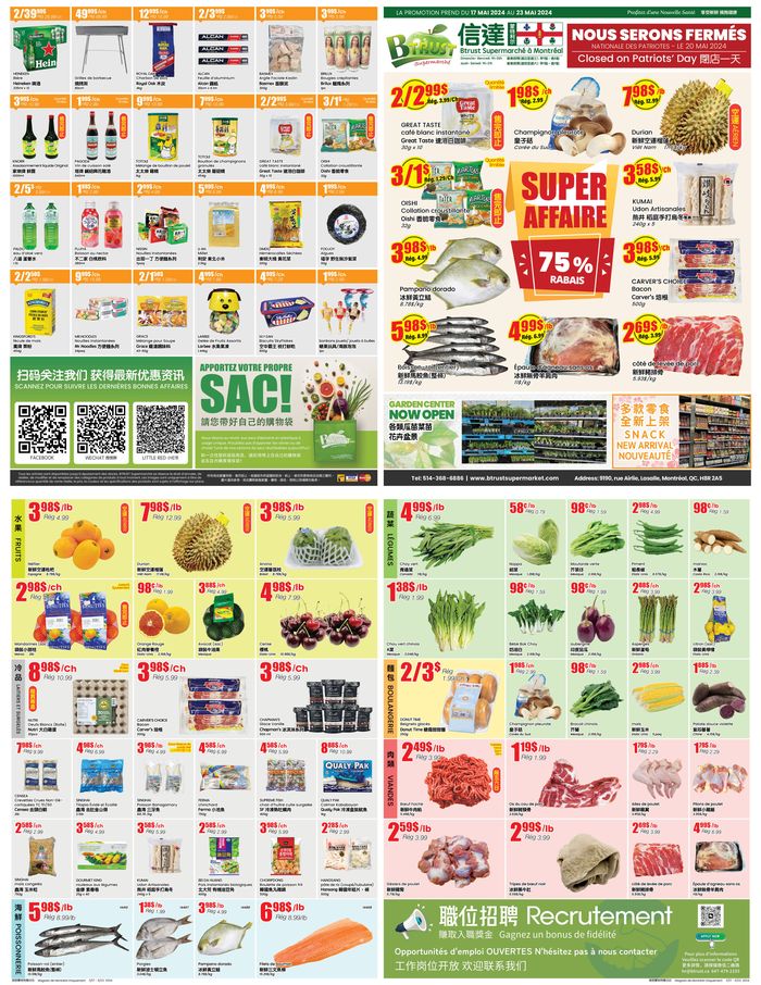 Btrust Supermarket catalogue in Toronto | Super Affaire | 2024-05-17 - 2024-05-31