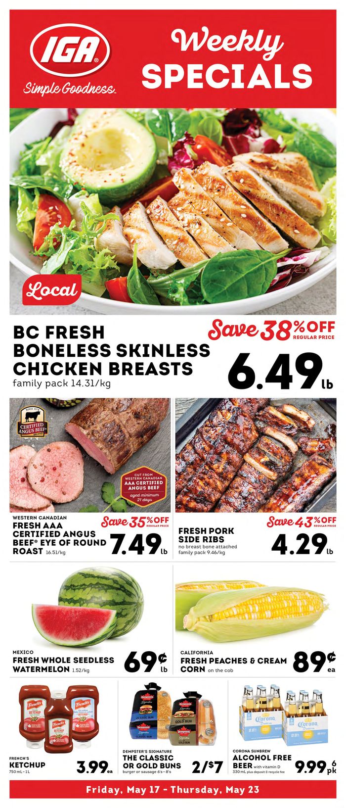 Market Place IGA catalogue in Vancouver | Market Place IGA weekly flyer | 2024-05-17 - 2024-05-23