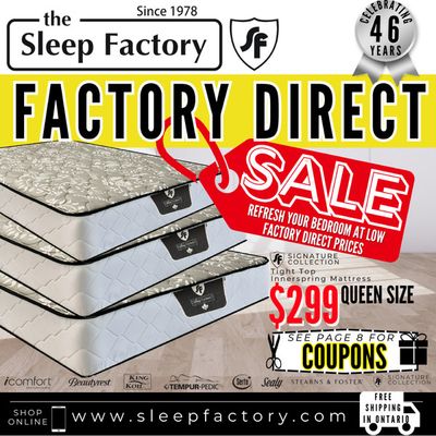 Home & Furniture offers in Guelph | Spring Bedroom Refresh in The Sleep Factory | 2024-05-17 - 2024-05-31