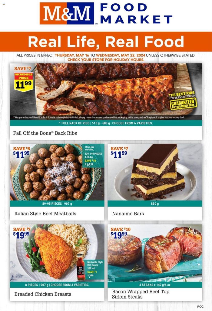 M&M Meat Shops catalogue in Beloeil | M&M Meat Shops weekly flyer | 2024-05-16 - 2024-05-22