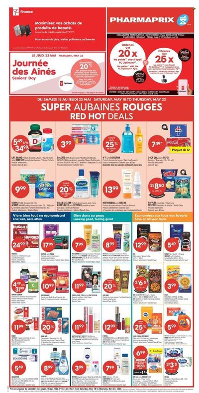 Pharmacy & Beauty offers in Sherbrooke QC | Super Aubaines Rouges in Pharmaprix | 2024-05-18 - 2024-06-01