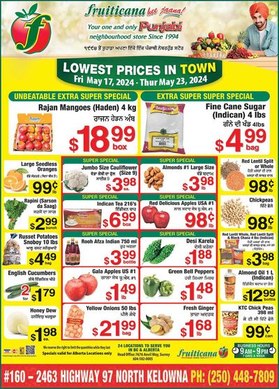 Fruiticana catalogue in Edmonton | Weekly Deals | 2024-05-18 - 2024-06-01