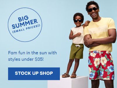 Clothing, Shoes & Accessories offers in Saint-Jérôme | Fam fun in the sun with styles under $35! in Joe Fresh | 2024-05-20 - 2024-06-03