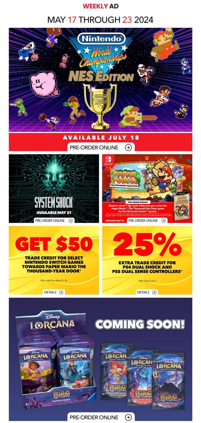 Game Stop catalogue in Quebec | Game Stop Weekly ad | 2024-05-17 - 2024-05-23