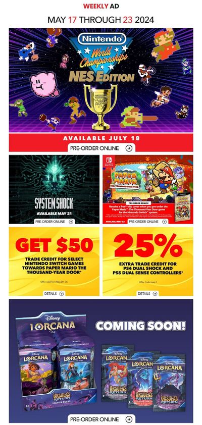 Game Stop catalogue in Scarborough | Game Stop Weekly ad | 2024-05-17 - 2024-05-23