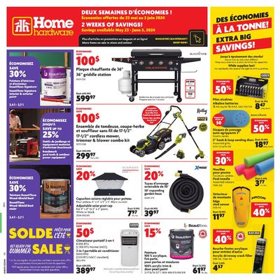 Home Hardware catalogue in New-Wes-Valley | 2 Weeks Of Savings | 2024-05-23 - 2024-06-05