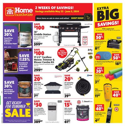 Garden & DIY offers in Port Loring ON | Home Hardware weekly flyer in Home Hardware | 2024-05-23 - 2024-06-05