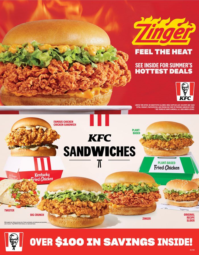 KFC catalogue | Zinger Feel The Heat | 2024-05-24 - 2024-08-05