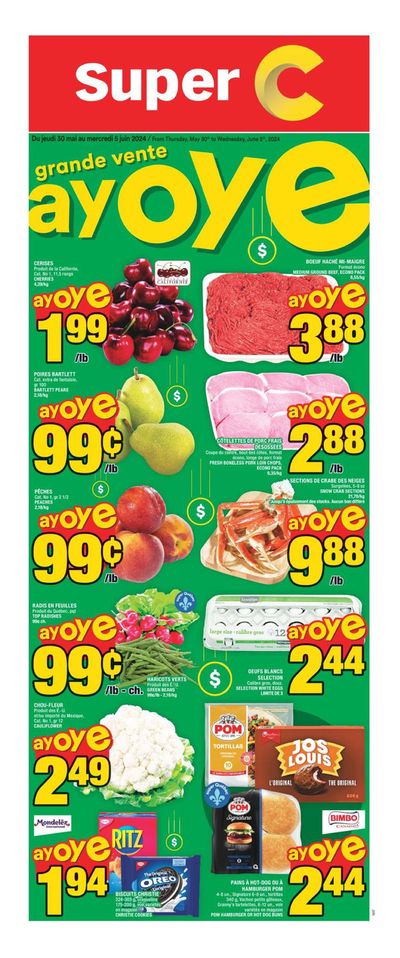 Grocery offers in Saint-Césaire | Circulaire in Super C | 2024-05-30 - 2024-06-05