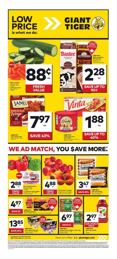 Giant Tiger catalogue in ST BASILE | Weekly Flyer | 2024-05-29 - 2024-06-04