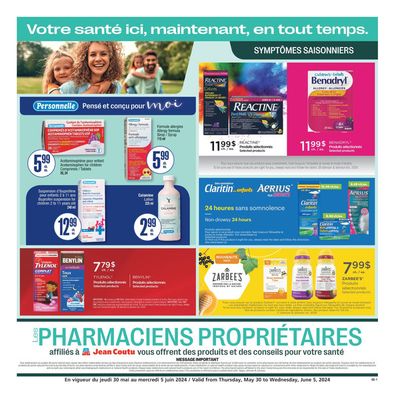 Jean Coutu catalogue in Saint-Marc-des-Carrières | Votre santé ici, maintenant, en tout temps. | 2024-05-30 - 2024-06-05