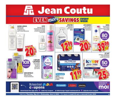 Jean Coutu catalogue in Quebec | More Savings Flyer | 2024-05-30 - 2024-06-05