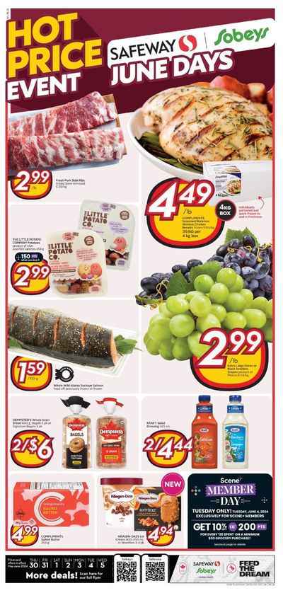 Grocery offers in Saint Clements | Hot Price Event in Sobeys | 2024-05-30 - 2024-06-05