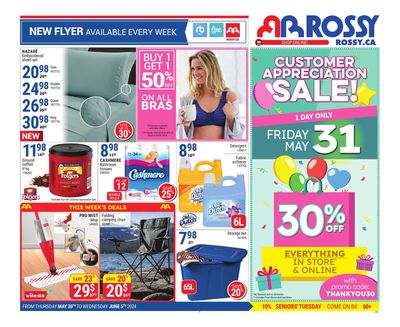Clothing, Shoes & Accessories offers in Chibougamau | Weekly Ad in Rossy | 2024-05-30 - 2024-06-05