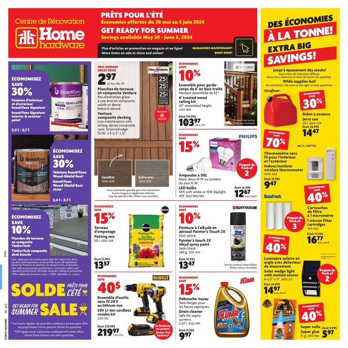 Home Hardware catalogue in Drayton ON | Home Hardware weekly specials | 2024-05-30 - 2024-06-05